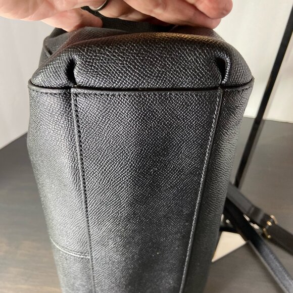 Coach Black Pebbled Leather Mini Kelsey Satchel – Crossbody + Shoulder Bag - Picture 5 of 11